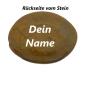 Preview: Rückseite vom Stein mit Name personalisierbar